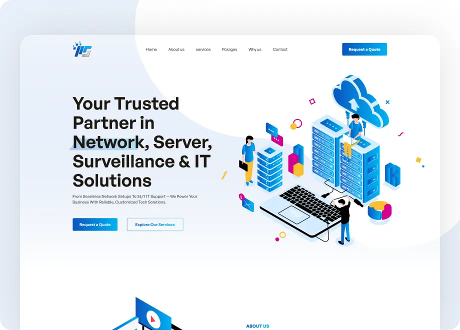 IT Solutions Website